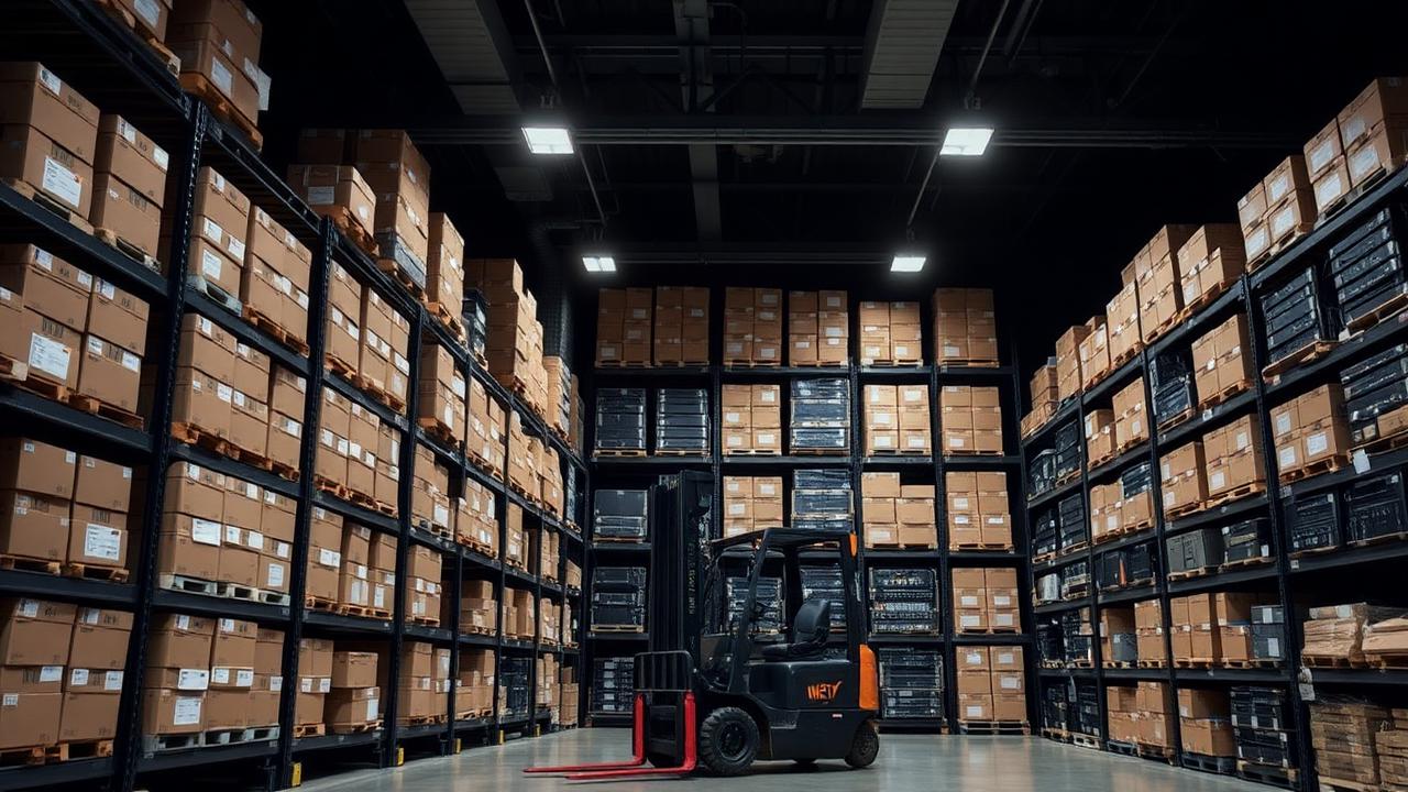 Armazém de hardware empresarial da VINET em Luanda